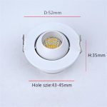 10pcs-110V-220V-3W-mini-LED-cob-dowmlight-dimmable-spot-light-ceiling-lamp-D52mm-H35mm-black-2