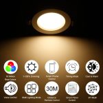 35X-RGB-15W-Warm-Cool-White-RGBWC-LED-Ceiling-Lamp-Down-Light-WIFI-Bluetooth-Mesh-Touch-3