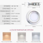 IP65-304-Stainless-Steel-3W-5W-7W-DC-12V-LED-Downlight-for-Home-Kitchen-Dining-Spot-1