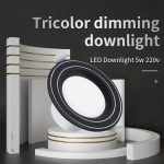 LED-Downlight-5W-Gold-Silver-White-Aluminum-LED-Ceiling-Lamp-AC220V-Round-Recessed-Spot-Lighting-2