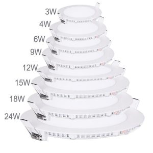 Led-Panel-Downlights-220V-Led-Ceiling-Light-3W-6W-9W-12W15W-18W-Recessed-Down-light-Round