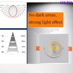New-Style-Dimmable-LED-Downlights-Recessed-Square-9W-12W-15W-COB-Ceiling-Lamp-AC85-265V-LED-4