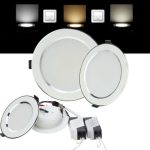 Recessed-Ceiling-Downlight-3W-5W-7W-9W-12W-Three-color-Cold-White-Warm-White-Conversion-Modern