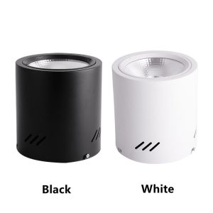 Surface-Mounted-Round-LED-COB-Downlight-AC-85-265v-10W-20W-30W-40W-Dimming-Ceiling-Lamp