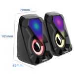 USB-Wired-Computer-Speakers-Bass-Stereo-Subwoofer-Colorful-LED-Light-for-Laptop-Smartphones-MP3-Player-5
