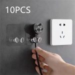 10PCS-Hook-Socket-Holder-Power-Plug-Hanger-Gadgets-Storage-Kitchen-Accessories-Bathroom-Organizers-Self-Adhesive-Wall
