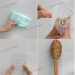 10PCS-Multi-functional-Annular-Hooks-Transparent-Strong-Load-Bearing-Self-Adhesive-Wall-Shelf-Kitchen-Bathroom-Storage-1