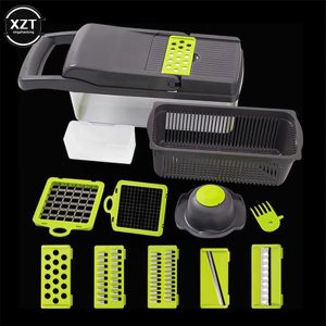 12pc-set-8-In1-Multifunctional-Vegetable-Cutter-Potato-Slicer-Carrot-Grater-Kitchen-Accessories-Gadgets-Steel-Blade