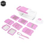 12pc-set-8-In1-Multifunctional-Vegetable-Cutter-Potato-Slicer-Carrot-Grater-Kitchen-Accessories-Gadgets-Steel-Blade-4