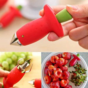 1Pcs-Strawberry-Huller-Metal-Core-Remover-Stalks-Fruit-Leaf-Slicer-Sharp-Blade-Knife-Gadget-Hullers-Making
