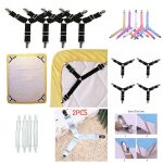 2-4-Pcs-White-black-Bed-Sheet-Mattress-Cover-Blankets-Grippers-Clip-Holder-Fasteners-Elastic-Set-2