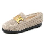 2022-Luxury-Metal-Chain-Lambswool-Moccasins-Femme-Fleeces-Sneakers-Winter-Shoes-Women-Warm-Plush-Loafers-Woman-5