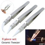3-Pack-Ceramic-Straight-Tip-Electronic-Soldering-Tweezers-Anti-Static-Reverse-Acid-Resistant-Precision-Chuck-Ceramic