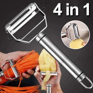 4-In-1-Stainless-Steel-Peeler-Fruit-Vegetable-Multifunction-Grater-Slice-Kitchen-Gadgets-Potato-Carrot-Cucumber