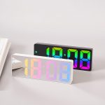 Acrylic-Digital-Alarm-Clock-Voice-Control-Colorful-Font-Night-Mode-Table-Clock-Snooze-12-24H-Electronic-1
