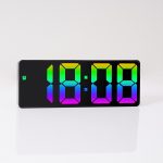 Acrylic-Digital-Alarm-Clock-Voice-Control-Colorful-Font-Night-Mode-Table-Clock-Snooze-12-24H-Electronic-3