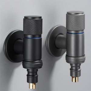 Black-Copper-Washing-Machine-Faucet-Soild-Brass-Faucet-Single-Cold-Wall-Mounted-G1-2-G3-4