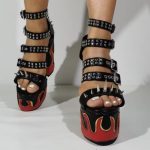 Black-Matte-Leather-Belt-Buckles-Rivet-Spikes-Platform-Red-Flame-Summer-Sandals-Women-Square-Chunky-Heels-2