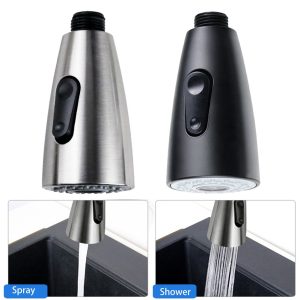 Black-Pull-Sprinkler-Faucet-Sprinkler-Switch-Button-Sprinkler-Spray-Two-Mode-Kitchen-Bathroom-Sink-RustProof-CorrosionPrevention