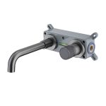 Black-brass-bathroom-faucet-Hidden-intelligent-digital-display-design-Single-handle-gray-Cold-Hot-dual-control-4