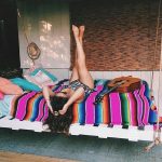 Bohemian-style-beach-blanket-hand-striped-beach-mat-with-tassels-Mexican-style-picnic-blanket-2