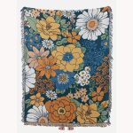 Boho-Floral-Blankets-For-Beds-Sofa-Summer-Bed-Throw-Cover-Aesthetic-Soft-Cotton-Bedspread-Blanket-Living