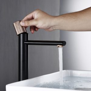 Brass-Water-Faucet-Hot-Cold-Mixer-Tap-Deck-Single-Knurled-Handle-One-Hole-Washbasin-Bathroom-Basin