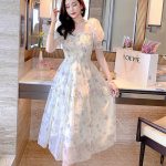 Casual-Floral-Party-Dress-Summer-White-Chiffon-Long-Dress-Elegant-Short-Sleeve-Fairy-Dresses-for-Women-3