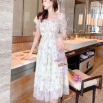 Casual-Floral-Party-Dress-Summer-White-Chiffon-Long-Dress-Elegant-Short-Sleeve-Fairy-Dresses-for-Women-4