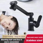 Chrome-Bathroom-Sink-Faucet-1080-Degree-Rotation-Basin-Faucet-Mixer-Tap-Cold-Hot-Water-Single-Handle