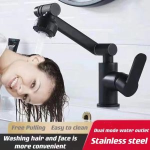 Chrome-Bathroom-Sink-Faucet-1080-Degree-Rotation-Basin-Faucet-Mixer-Tap-Cold-Hot-Water-Single-Handle