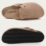 Comwarm-Fashion-Boston-Clogs-Women-s-Suede-Mules-Slippers-Cork-Insole-Sandals-With-Arch-Support-Outdoor-2