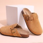 Comwarm-Fashion-Boston-Clogs-Women-s-Suede-Mules-Slippers-Cork-Insole-Sandals-With-Arch-Support-Outdoor-4