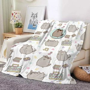 Custom-Blanket-For-Living-Room-Pusheen-Fluffy-Soft-Blankets-Sofa-Summer-Bedroom-Decoration-Bedspread-On-The
