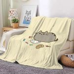 Custom-Blanket-For-Living-Room-Pusheen-Fluffy-Soft-Blankets-Sofa-Summer-Bedroom-Decoration-Bedspread-On-The-4