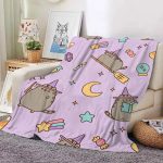 Custom-Blanket-For-Living-Room-Pusheen-Fluffy-Soft-Blankets-Sofa-Summer-Bedroom-Decoration-Bedspread-On-The-5