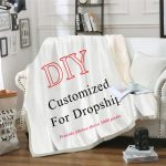 Custom-DIY-Print-Sherpa-Blanket-Colorful-Flower-Throw-Blanket-Green-Blue-Bedspreads-Paisley-Gothic-Bedding-Sofa