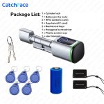Custom-Size-Tuya-or-TTLock-APP-Fingerprint-RFID-Card-Bluetooth-Cylinder-Smart-Door-Lock-Electronic-Home-1