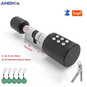 Digital-Keypad-Smart-Lock-Cylinder-Tuya-APP-RFID-Card-Password-Code-Euro-Home-DIY-Electronic-Lock