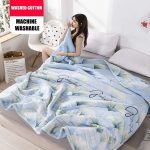 Double-Duvet-Washed-Cotton-Cooling-Summer-Blanket-Machine-Washable-Couple-Bed-Quilt-Thin-Air-conditioning-Comforter-4