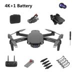 Electric-Drone-2-4G-Remote-Control-Drone-Rechargeable-Folding-Quadcopter-Flying-Toy-Grey-4K