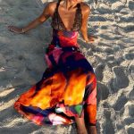 Elegant-Tie-Dye-Floral-Chiffon-Dress-For-Women-2023-Summer-Sexy-Bandage-Backless-Lace-Long-Dresses-3