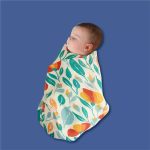 Elinfant-100-cotton-120-110cm-2-Layers-Newborn-Baby-Bath-Towel-Wrap-Muslin-Swaddle-Blankets-Wholesale-4
