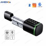 Euro-Door-Smart-Cylinder-Lock-Tuya-Bluetooth-APP-Digital-Password-Card-Mechanicak-Key-TTlock-Unlock-Home