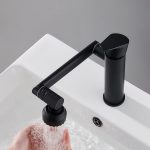Faucet-Bathroom-Basin-Tap-Sink-Mixer-Black-Golden-Single-Handle-Washbasin-Rotary-Water-Saving-Hot-And-4