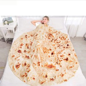 Flannel-blanket-bannock-pancakes-India-roti-prata-pizza-whimsy-food-blanket-air-conditioning-carpet-nap-blanket