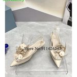 Flat-Flowers-Luxury-Design-Slingback-Pumps-For-Female-Women-2023-New-Arrivals-Pointed-Toe-Back-Strap-5