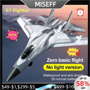 G1-Fighter-Jet-39mm-Length-EPP-2-4GHz-300-Meters-Electric-RC-Aircraft-Plane-Drone-Foam