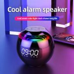 G90-New-Clock-Colorful-Bluetooth-Speaker-Mini-Portable-Household-Ball-Card-Lock-and-Load-Spray-Bluetooth