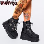 GIGIFOX-Platform-Ankle-Boots-For-Women-Metal-Design-Lace-Up-Punk-Goth-Fashion-Boots-Y2k-Round-2